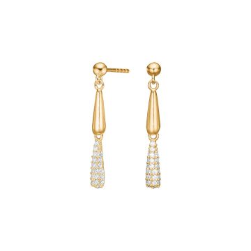 Joanli Nor RomyNor øreringe i guldbelagt med cubic zirkonia