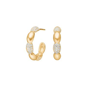 Joanli Nor RebeccaNor øreringe i guldbelagt med cubic zirkonia