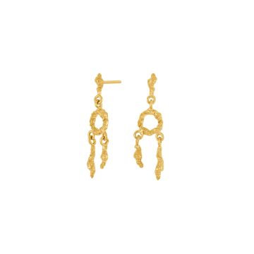Nordahl Jewellery Movie52 ørehængere i forgyldt 