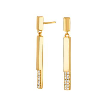 Joanli Nor OdineNor ørestikker i guldbelagt med zirkon