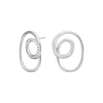 Joanli Nor RuelleNor øreringe i sølv med cubic zirkonia