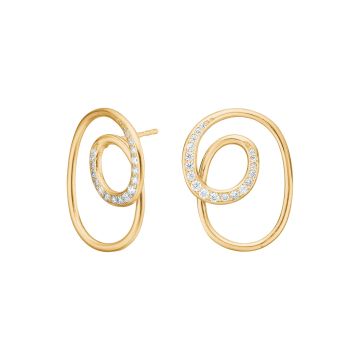Joanli Nor RuelleNor øreringe i guldbelagt med cubic zirkonia