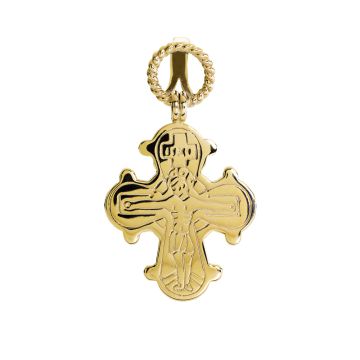 Lund Copenhagen Dagmarkors i 14 kt guld, 20x17 mm