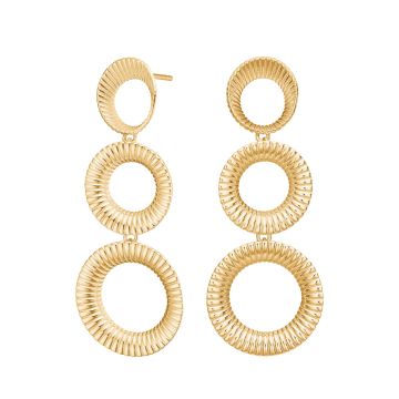 Nordahl Jewellery Energy52 øreringe i forgyldt