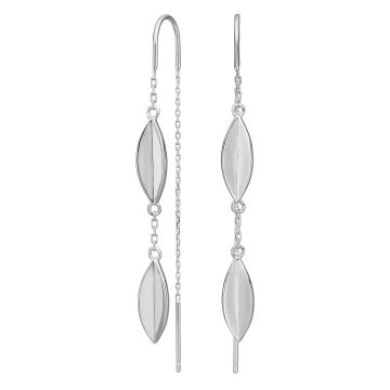 Nordahl Jewellery Leave52 øreringe i sølv