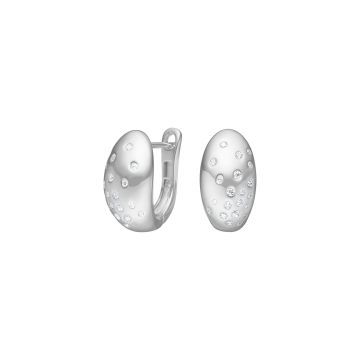 Joanli Nor RheaNor øreringe i sølv med cubic zirkonia