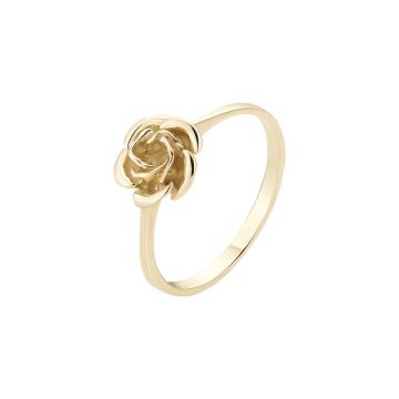 Lund Copenhagen ring i 8 karat guld med rose