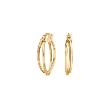 Siersbøl 8kt. guldcreoler