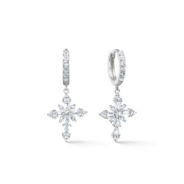 Mads Z Celestial by Medina øreringe i sølv med topas