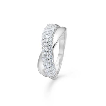 Mads Z Celia ring i sølv med cubic zirkonia