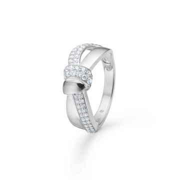 Mads Z Darcy ring i sølv med cubic zirkonia