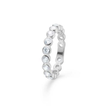 Mads Z Eterna ring i sølv med cubic zirkonia