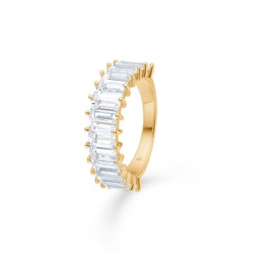 Mads Z Celestial by Medina ring i 8 karat guld med topas