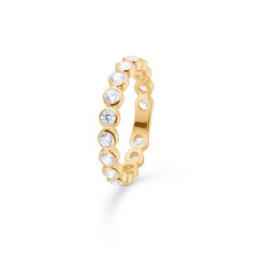 Mads Z Eterna ring i 8 kt guld med cubic zirkonia