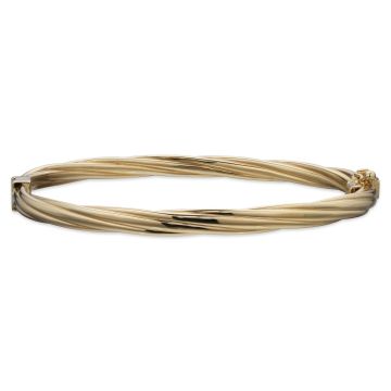 Scrouples snoet armring i forgyldt