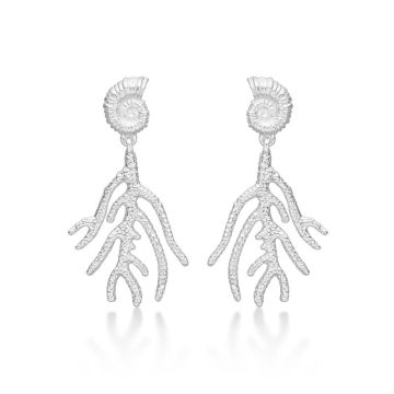 Studio Z Seashell Secrets øreringe i sølv