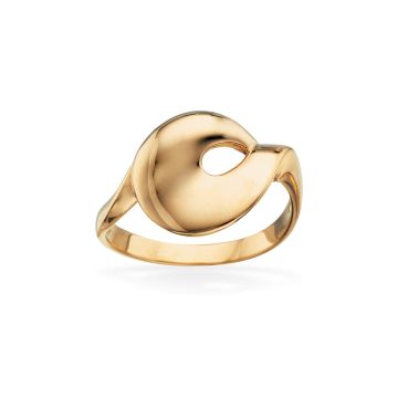 Scrouples dråbe ring i 14kt guld