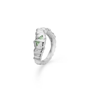 Studio Z Icicle ring i sølv med cubic zirkonia