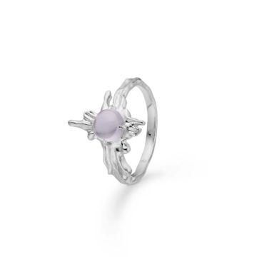 Studio Z Arctic ring i sølv med blå zirkonia