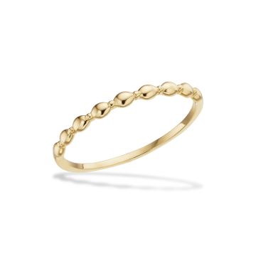 Scrouples ring i 8 kt guld med kugler