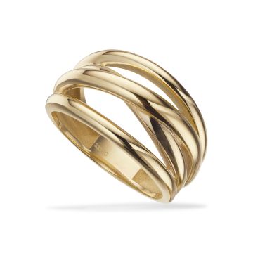 Scrouples ring i 8 kt guld