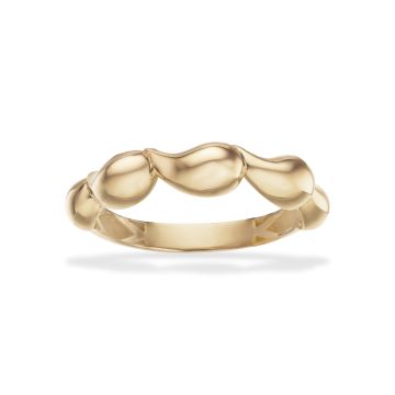 Scrouples ring med dråber i 8 kt guld