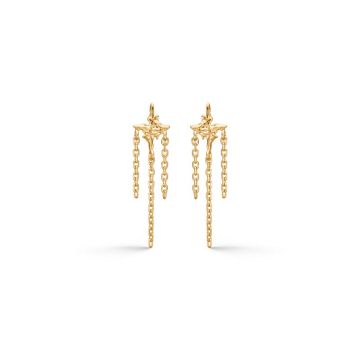 Studio Z Arctic øreringe i forgyldt