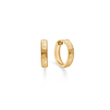 Studio Z Rime øreringe i forgyldt