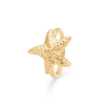 Studio Z Starfish Lustre ring i forgyldt