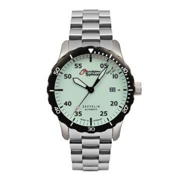Zeppelin Eurofighter Automatic herreur i stål -Ø43