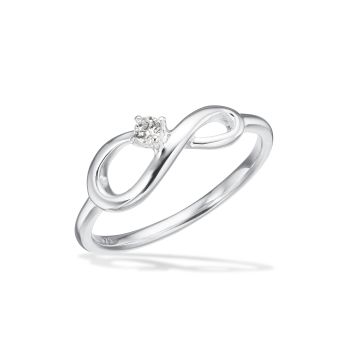 Scrouples ring i sølv med zirkonia