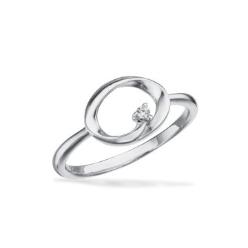 Scrouples ring i sølv med zirkonia