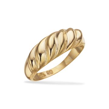 Scrouples ring i forgyldt