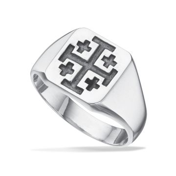 Scrouples Signet herrering i sølv