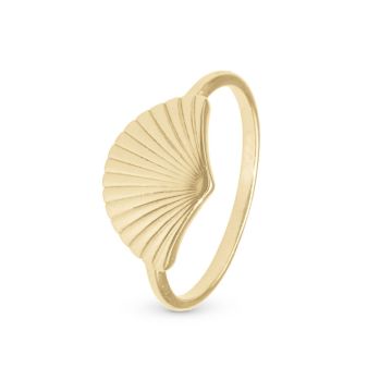 Christina Jewelry Fan ring i forgyldt