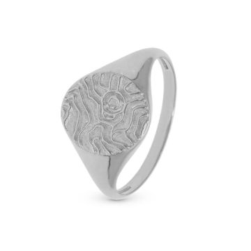 Christina Jewelry Fingerprint ring i sølv