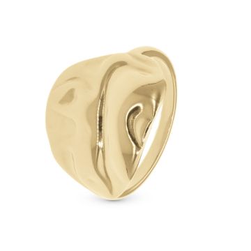 Christina Jewelry Wavy ring i forgyldt