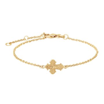 Siersbøl 9kt. Armbånd dagmarkors