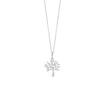  Nordahl Jewellery Tree halskæde i sølv med livets træ vedhæng