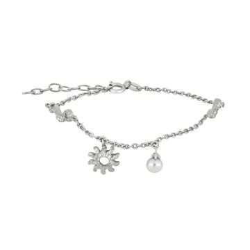 Nordahl Jewellery Space52 armbånd i sølv med perle