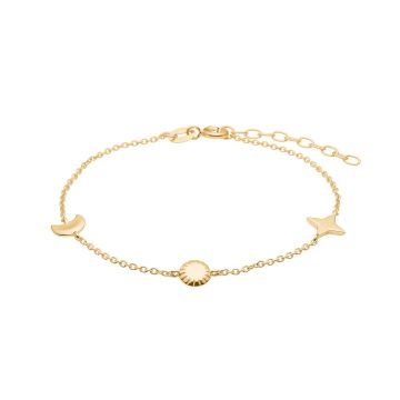 Nordahl Jewellery Universe52 armbånd i guldbelagt