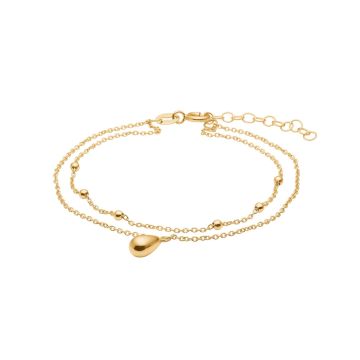 Nordahl Jewellery Drops52 armbånd i guldbelagt