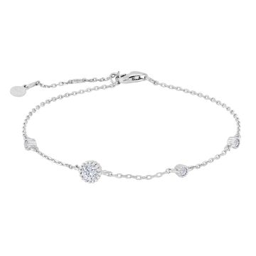 Joanli Nor JojoNor  i sølv med cubic zirkonia