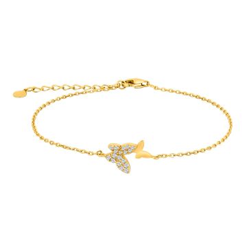 Joanli Nor NellieNor armbånd i forgyldt med zirkon