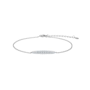 Joanli Nor RunaNor armbånd i sølv med cubic zirkonia