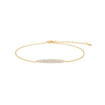 Joanli Nor RunaNor armbånd i guldbelagt med cubic zirkonia