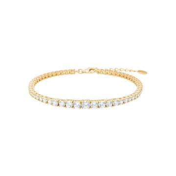 Joanli Nor RikkeNor armbånd i guldbelagt med cubic zirkonia