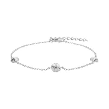 Nordahl Jewellery Breeze52 armbånd i sølv med cirkel