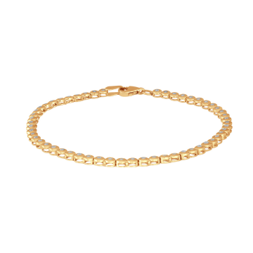 Siersbøl 8kt. guldtennisarmbånd