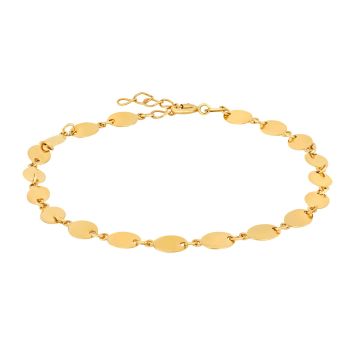 Siersbøl 8kt. guldarmbånd ovale led